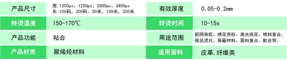 产品参数