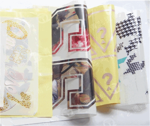 镭射激光烫画