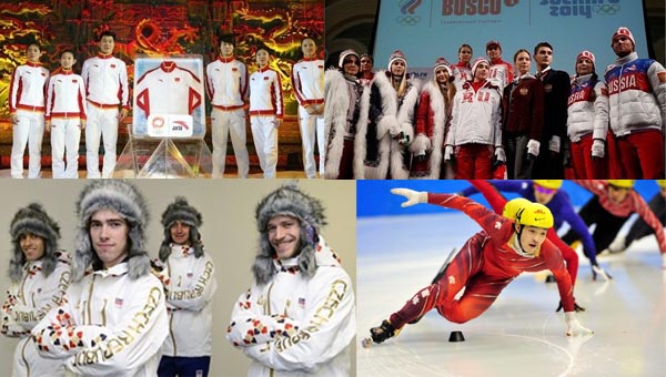 索契冬奥会上各国运动服